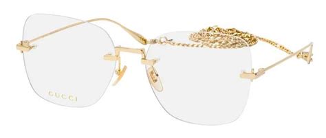 lunette percée gucci|lunette Gucci transparente.